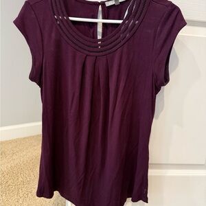 Daniel Rainn Deep Purple Blouse